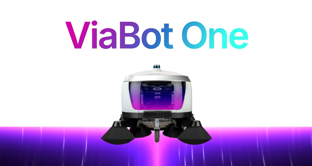 ViaBot One Außenbereichs-Kehrroboter
